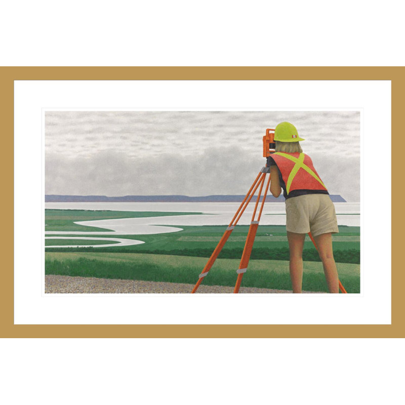 Arpenteur géorgien par Alex Colville, H 19,79 po x l 29,5 po