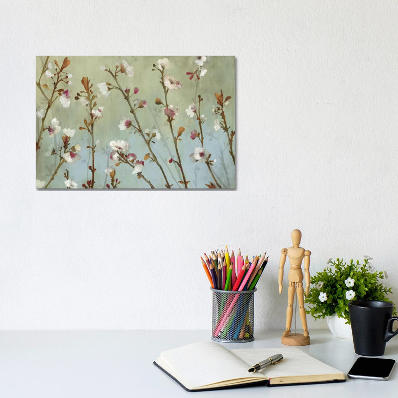 In The Wind by Asia Jensen - Wrapped Canvas Painting, 20.32 cm H x 30.48 cm W