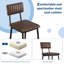 Upholstered Counter Stool with Metal Frame-1619497213