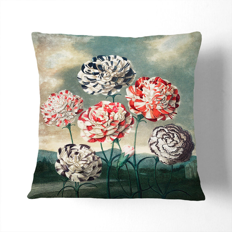 Square Cushion, 40cm H x 40cm W x 15cm D, White