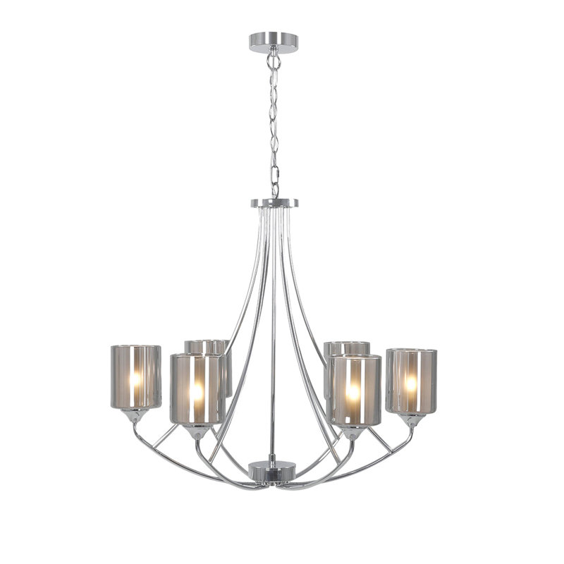 Chandelier, 6 Lights, 200cm H x 69.5cm W x 69.5cm D