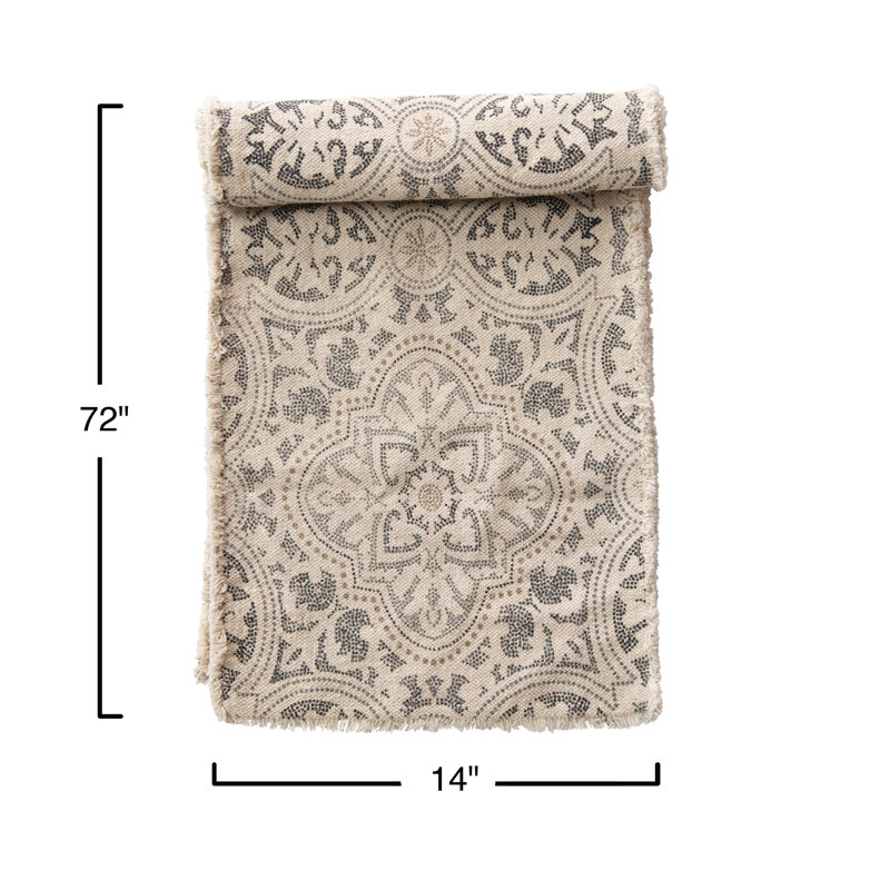 Macaulay Floral 100% Cotton Table Runner