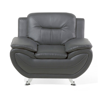 Tess Faux Leather Club Chair