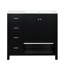 Meuble-lavabo 36 po avec lavabo en céramique avec tiroir, porte et armoire de rangement-1326269213-1326269202