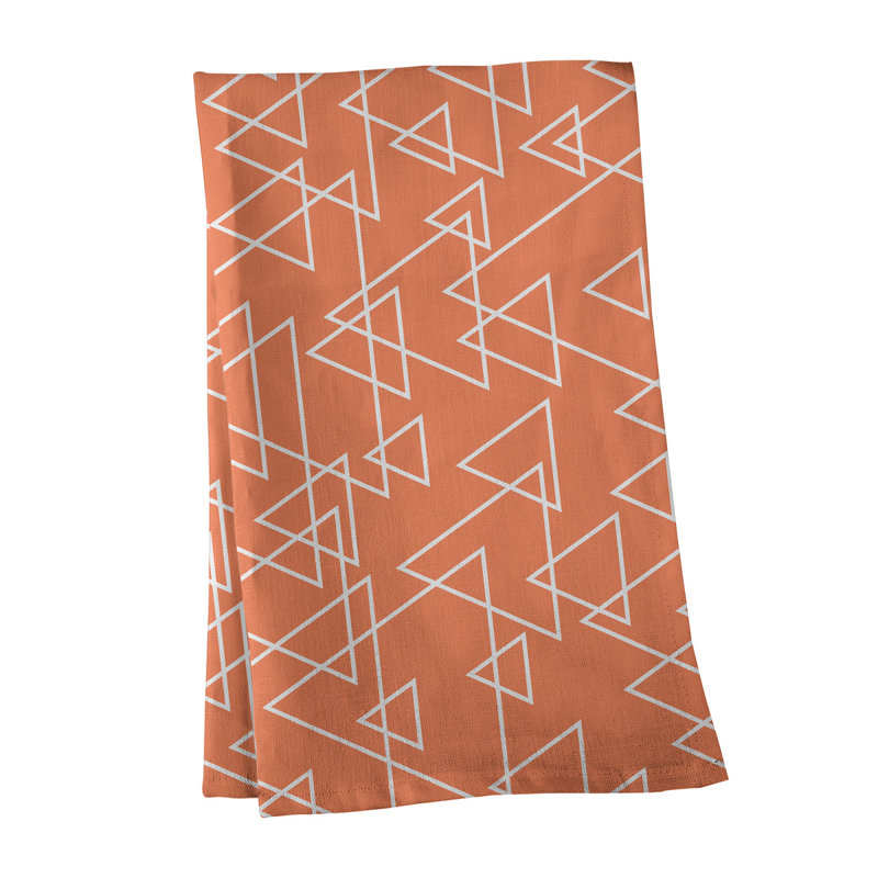 Tea Towel Kitchen Towel, Cotton Twill, Orange