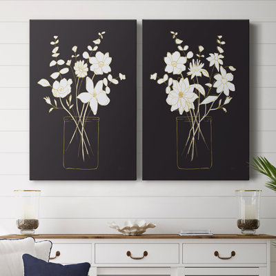 Simply Bold Sketch I-Premium Gallery Wrapped Canvas -Ready to Hang