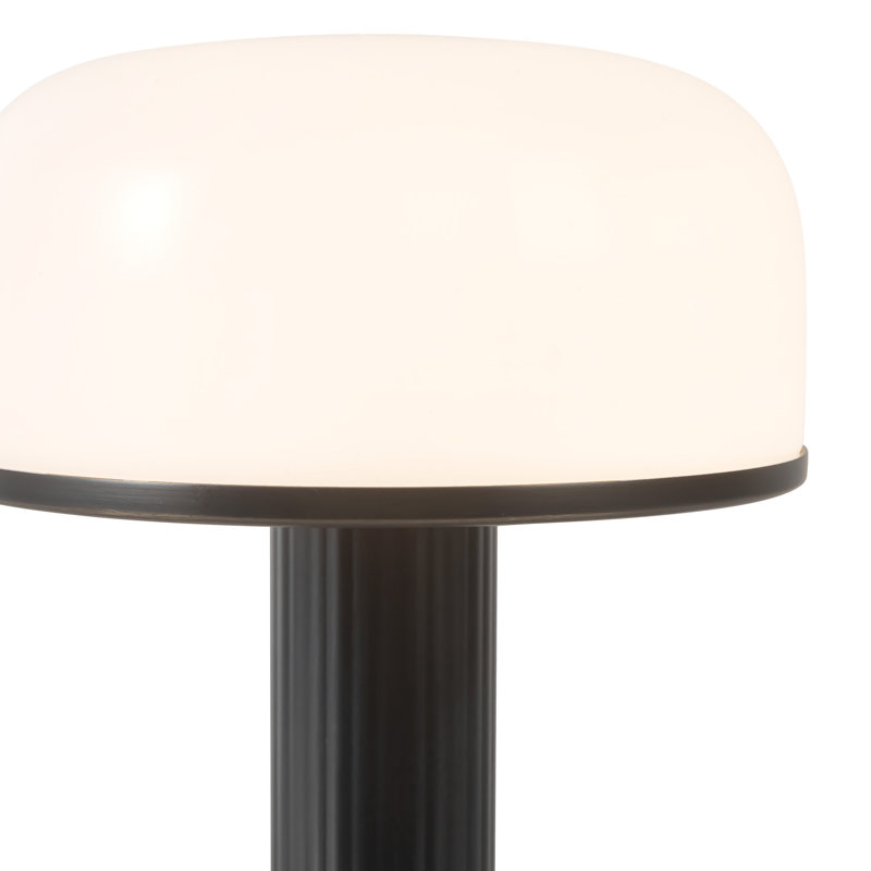 Vienna 9-in Black dimmable LED Table Lamp, Urban Bronze