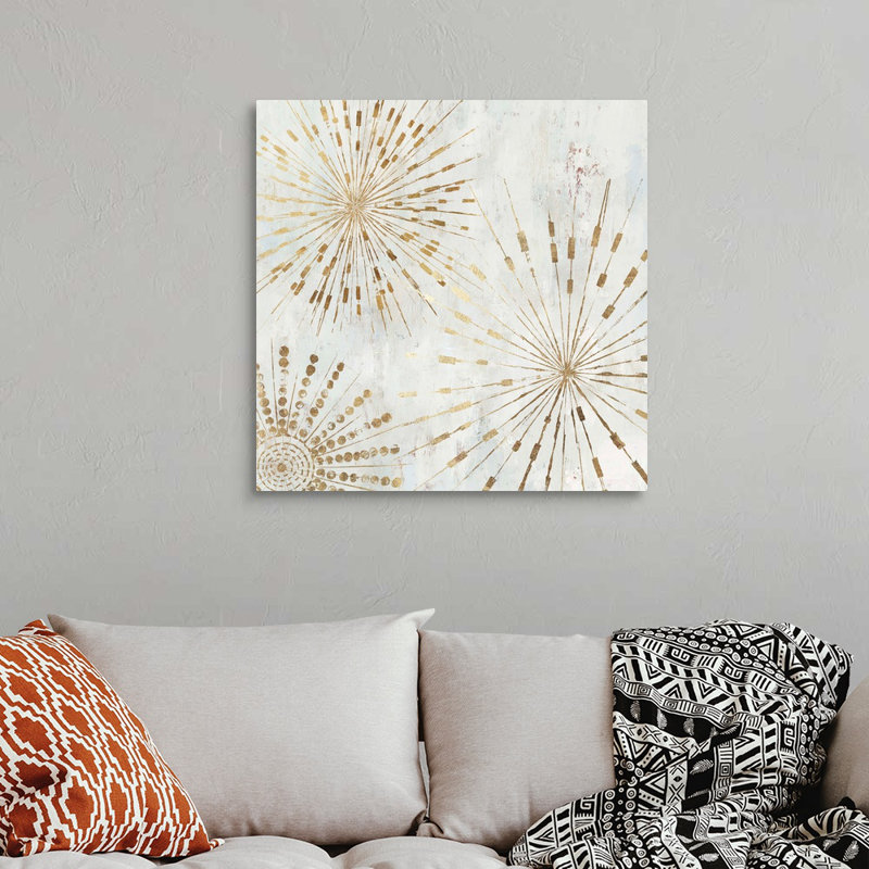 Golden Stars I par Tom Reeves - reproduction d'art sur toile, Toile tendue, H 30 po x l 30 po x P 1,25 po