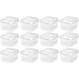 Sterilite Plastic Stacking FlipTop Latching Storage Box Container