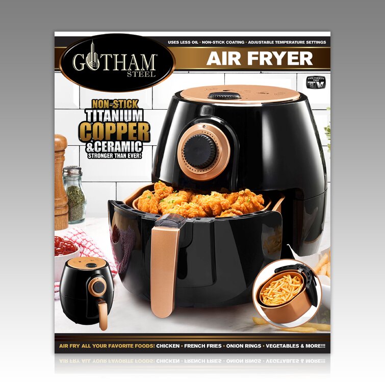 Gotham Steel 4 qt. (3.8 L) Ti-Cerama Coating Non-Stick Digital Air Fryer