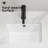 16 Inch Rectangle Undermount Bathroom Sink Under Counter Vanity Sink Opening Size White Porcelain Basin Sink Para Baños