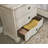 HELENE THREE DRAWER NIGHTSTAND - CRÈME