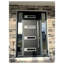 Porte d'entrée extérieure prémontée en acier Ronex 0131, grise, avec imposte et fenêtre latérale. Style moderne, peinturé, largeur 36 po x hauteur 80 + 16 po, ouverture à droite vers l'intérieur.-98196147