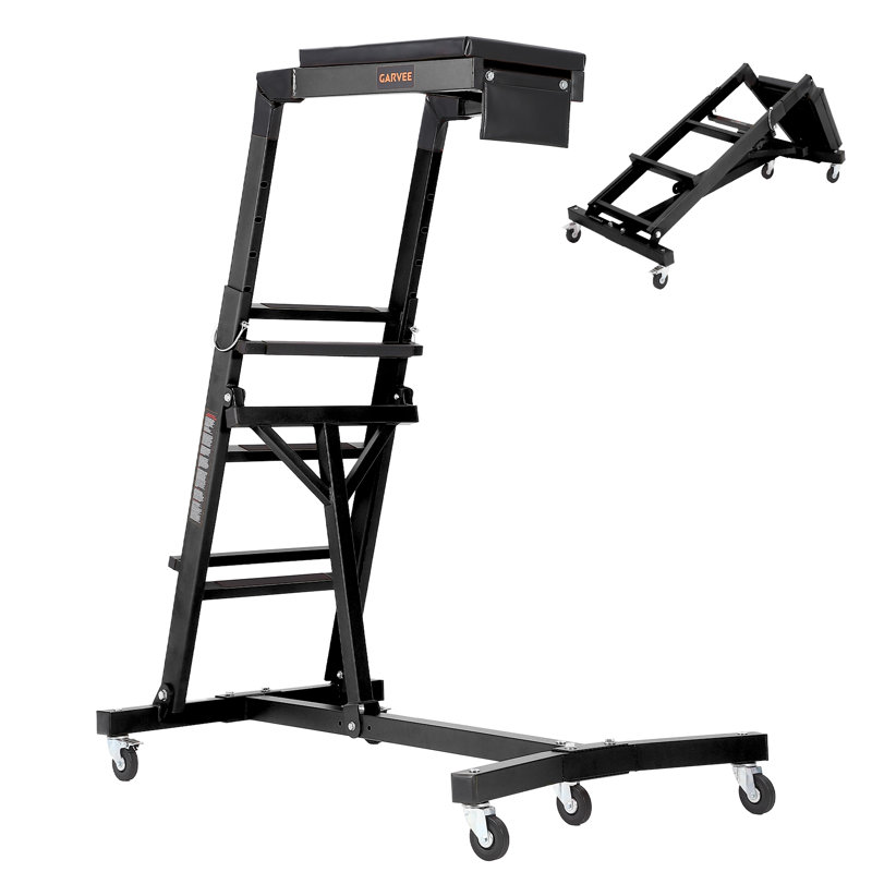 400 lb Topside Engine Creeper, Collapsible Over-Engine Work Platform