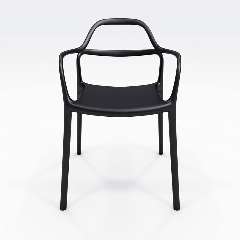 Fauteuil de patio Dali, Noir