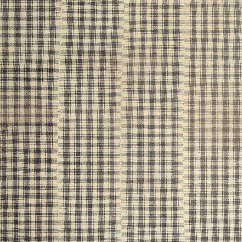 Tapis noir/beige contemporain, Carré 4 pi