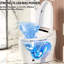 Toilette intelligente avec contrôle de la température de l'eau chaude, de la sécheuse et du siège - chasse d'eau siphonique, siège à ouverture / fermeture automatique, commande de nuit à bidet chauffante portative à lavage à l'arrière,