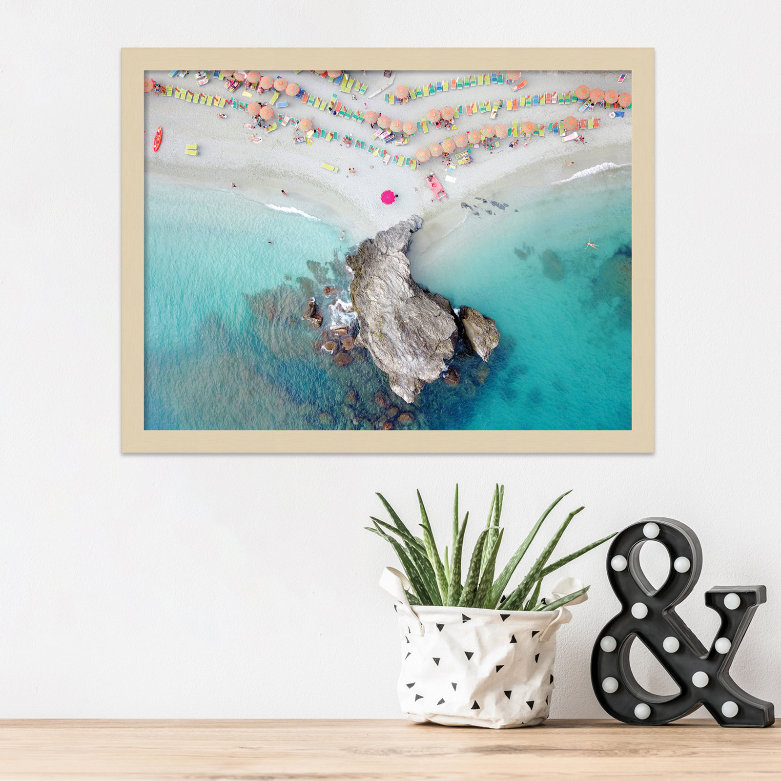 Monterosso 8 Photo Print, Brown, 16" H x 21" W