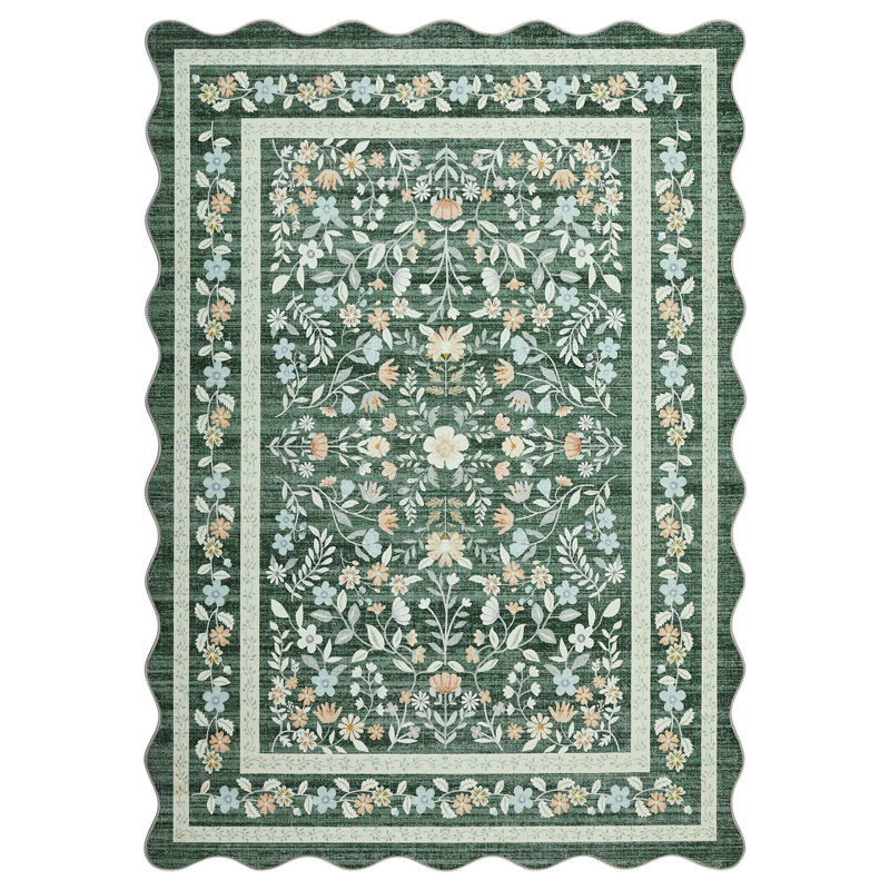 Washable Rugs Area Rugs for Living Room Modern Non Slip Area Rug for Bedroom Farmhouse Stain Resistant Carpet for Office Dining Room Classroom