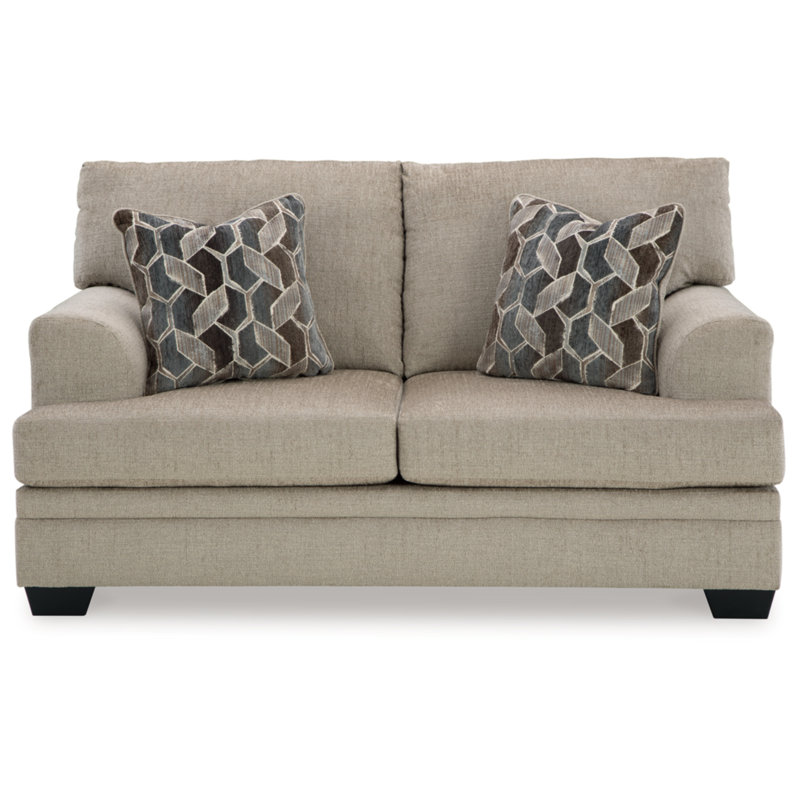 Causeuse Gwendolynne, 100 % polyester beige