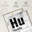 Hustle Definition Grunge Multi Piece Canvas Print-93062238