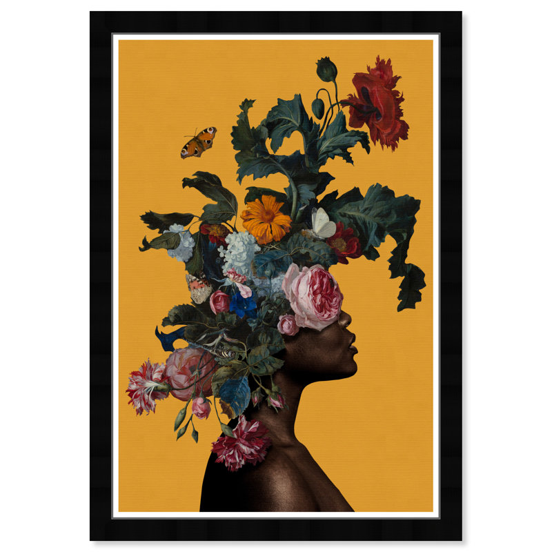 " Floral Views ", Black
