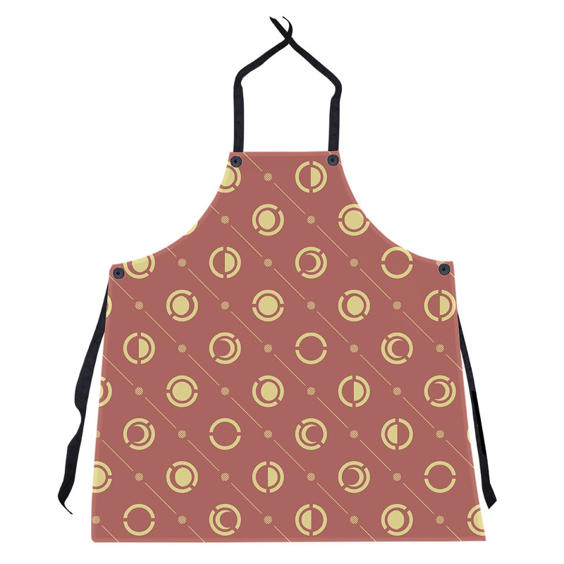 Skeffingt Bib Apron, Red/Yellow
