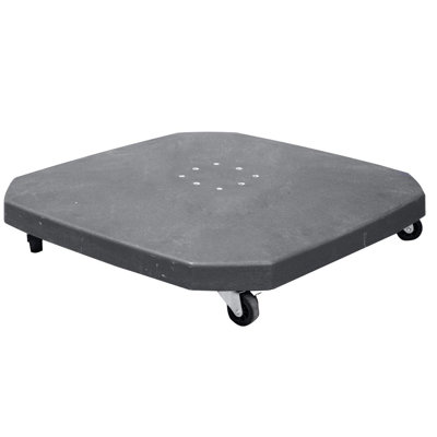 Collinsworth 80kg Concrete Free Standing Umbrella Base with Wheels