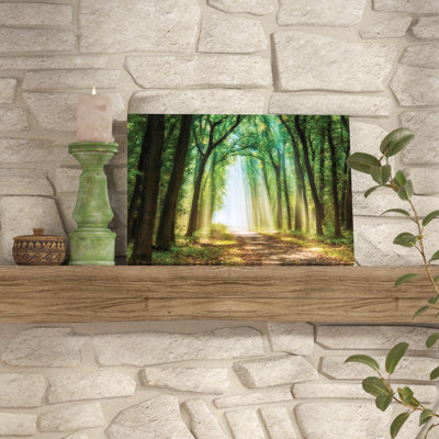 'Curtain of Light' by Lars Van de Goor - Wrapped Canvas Photograph