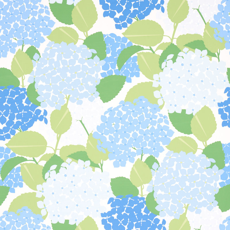 Papier peint hydrangées