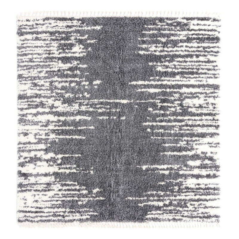 Tapis gris Trent Austin Design® Knupp, Carré 10 pi
