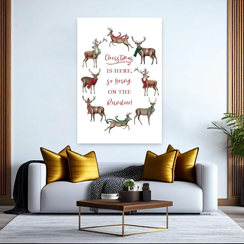 Bring On The Reindeer, H 60 po x l 40 po