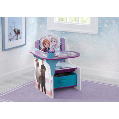 Disney Frozen II Chair Desk with Storage Bin by Delta Children