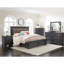 Table de chevet gris anthracite au design rustique, 3 tiroirs fonctionnels pour meubles de chambre