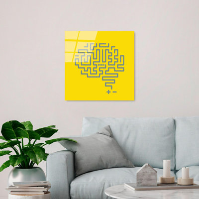 Boze 1 Piece Wall Art on Glass