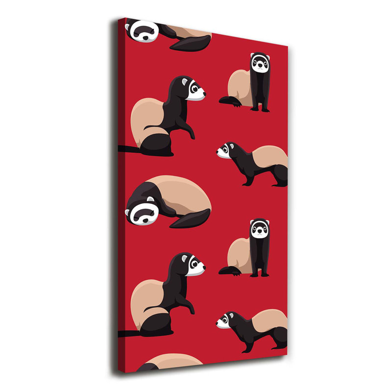 Wilmington Ferrets - Wrapped Canvas Print