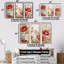 Poppies Charm In Winter Delight II - Poppies, ensemble d'art sur toile-107749303-107749319