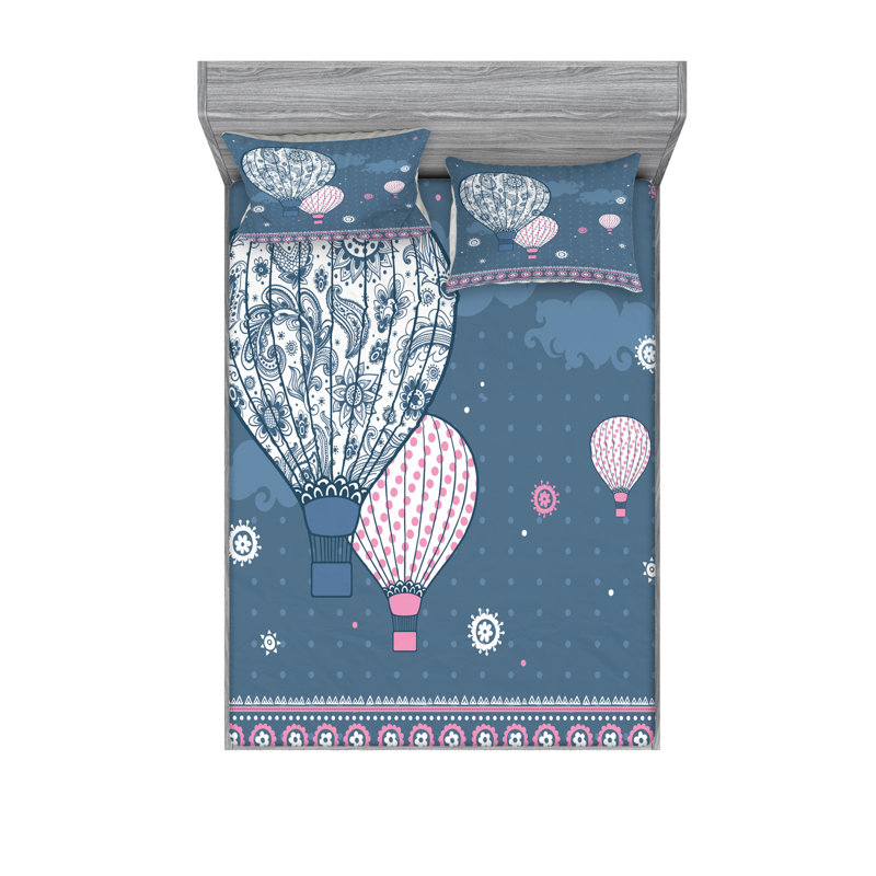 Ensemble de draps ornements, Ensemble de drap pour grand lit avec drap-housse