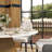 7 - Piece Modern Round Sintered Stone Dining Set with Pedestal Base-2099820993-2102917769
