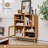 Rattan Buffet Cabinet With 2 Doors And 2 Cubbies