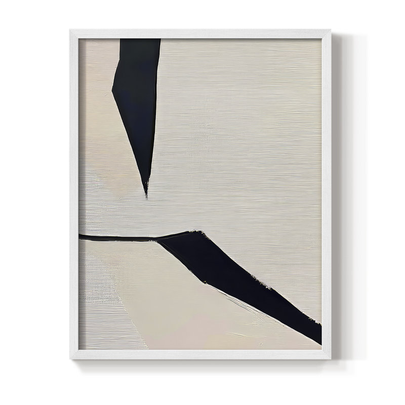 "ABSTRACT Series DCxxxi" par J Paul, Blanc / Blanc, H 21 po x l 17 po