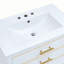 Ensemble de meuble-lavabo moderne avec rangement ouvert, deux tiroirs-1787998593