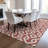 Kaylani Flatweave Washable Geometric Indoor / Outdoor Rug-1044299835