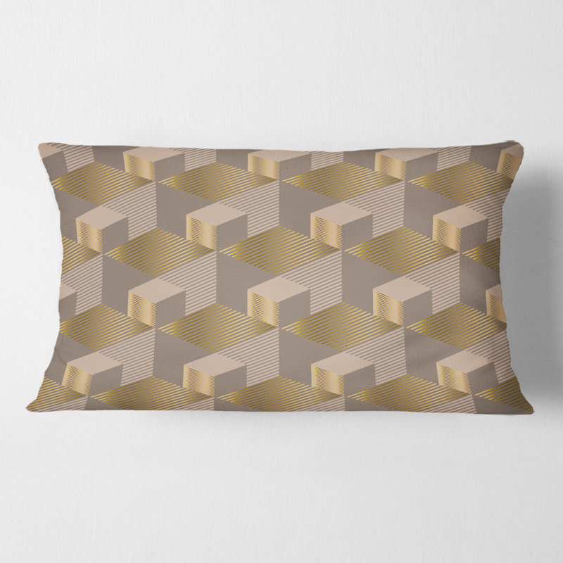 Coussin décoratif rétro Mid-Century