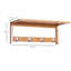 Solid Wood 4 - Hook Coat Rack