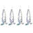 Demick Bird Repellent Spiral Reflectors Hanging Reflective Bird Scare Deterrent Devices