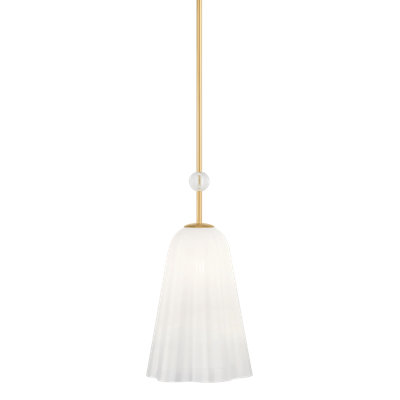 Luminaire suspendu Cambria Heights en laiton vieilli