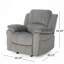 Fauteuil inclinable, inclinable et oscillant standard de 38,5 po de largeur