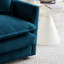 Mobilier de salon, canapé de siège en chenille bleue 2 + 3 places, tissu d'ameublement respirant et moderne, idéal pour