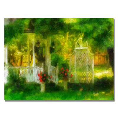 « secreting jardin » par lois bryan, reproduction d’art sur toile